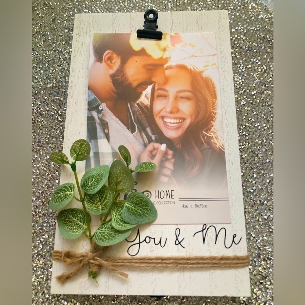 Engagement or wedding frame. Open no glass around it. Full size 5x81/2.4x6 pic